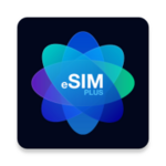 esim plus: mobile virtual sim android application logo